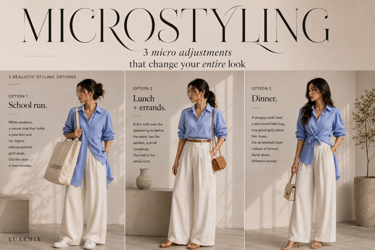 Rebecca Taylor Priya Poplin Shirt Dress – Microstyled 3 Ways